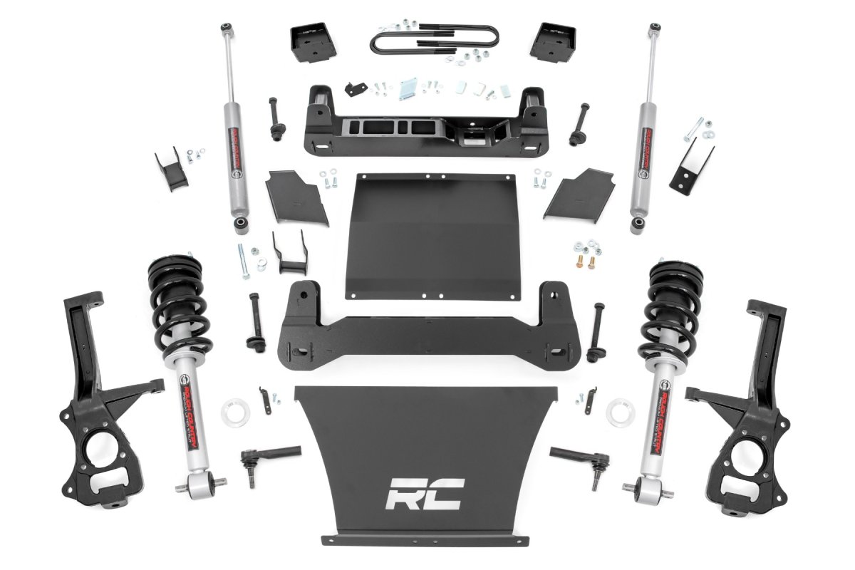 GMC Sierra 1500 Suspension Lift Kit - Rough Country - Mono Leaf Rear | N3 Struts - 2025+